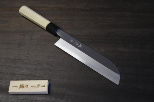 越乃一刀 極上 本霞 白2鋼  鎌型薄刃 225mm