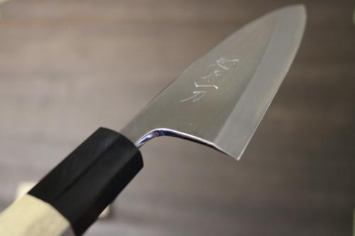 越乃一刀 極上 本霞 白2鋼 アジ切 105mm – 刃物屋 越乃一刀 本舗