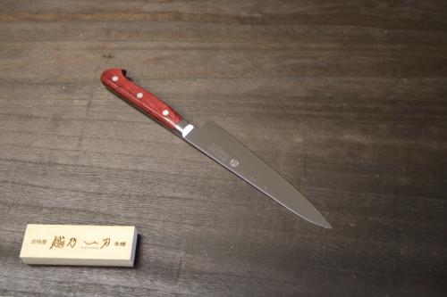 越乃一刀 SG-2(R2) ペティ130mm ワインレッド柄 – 刃物屋 越乃一刀 本舗