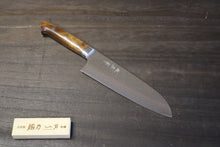 画像をギャラリービューアに読み込む, 佐治武士 作 万能180mm 有色 VG-10 積層鋼 カリン柄
