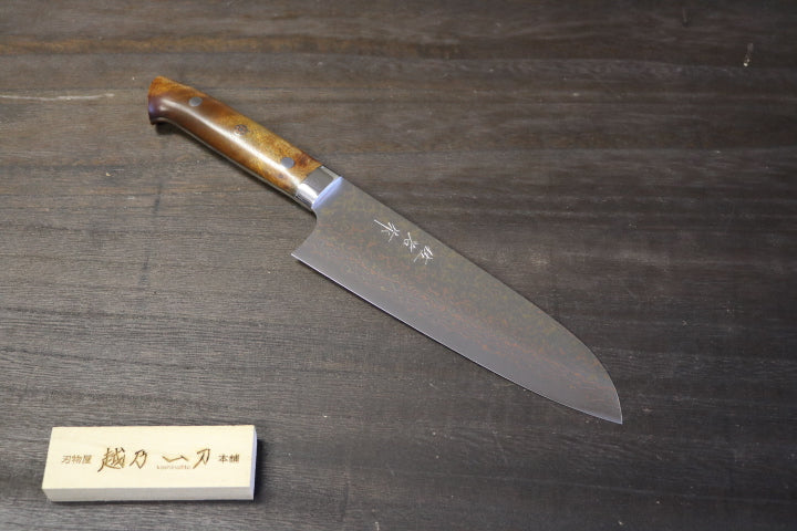 佐治武士 作 万能180mm 有色 VG-10 積層鋼 カリン柄
