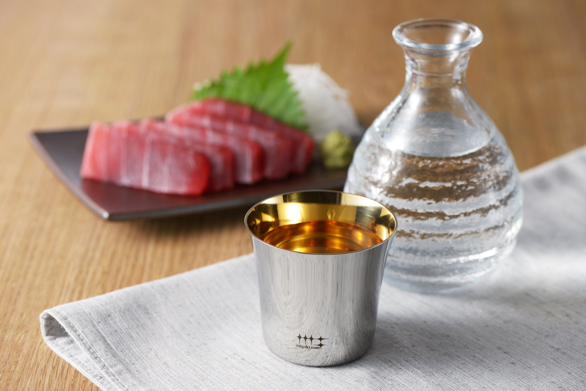 磨き屋シンジケート ぐいのみ 100ml (内面金メッキ仕上げ) – 刃物屋 越