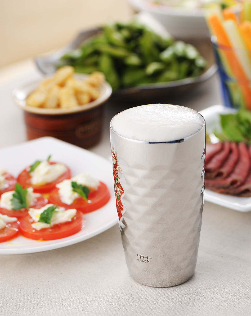 磨き屋シンジケート 2重ビアタンブラー 370ml (ダイヤモンドカット仕上げ) 2個入