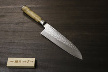画像をギャラリービューアに読み込む, 佐治武士 作 万能180mm R2(SG-2) 鎚目 カリンコブ柄
