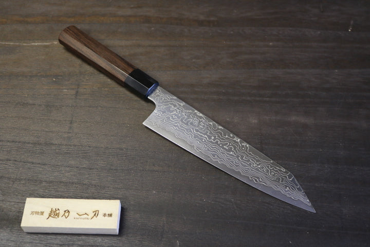 越乃一刀 SG-2(R2) 積層鋼 切付和牛刀210mm 紫檀八角柄